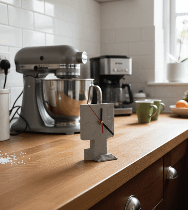 PEDESTAL 02 PEDESTAL | Reloj en concreto artesanal