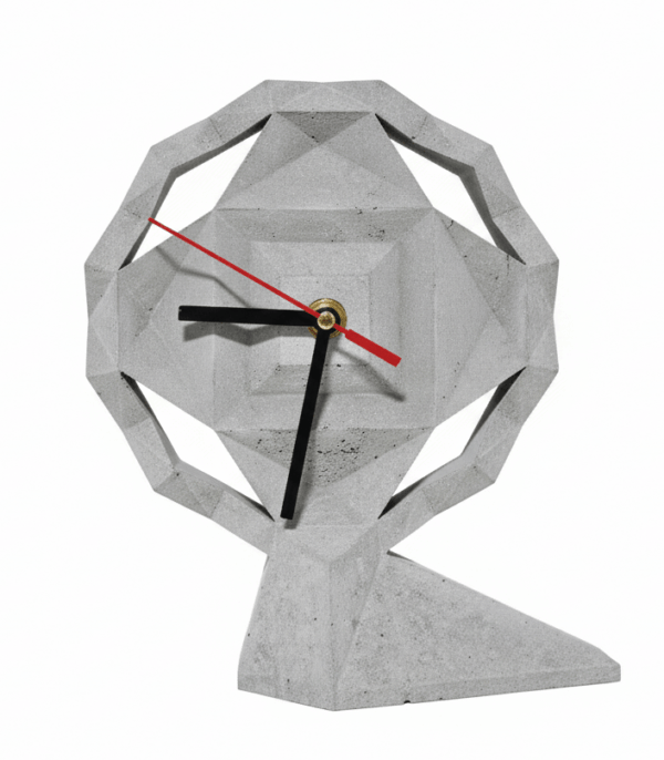DECÁGONO | Reloj en concreto artesanal