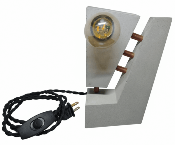 CONEXIÓN 1 CONEXIÓN | Lámpara en concreto artesanal