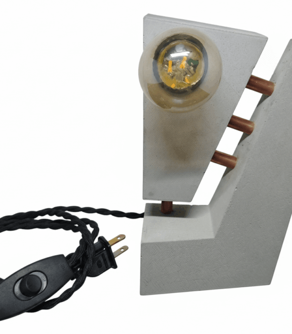 CONEXIÓN | Lámpara en concreto artesanal