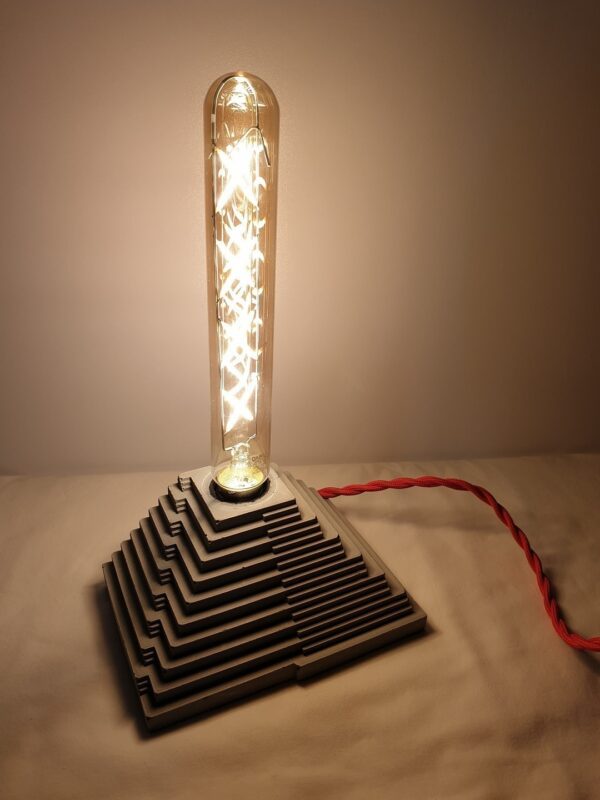 AZTECA | Lámpara en concreto artesanal