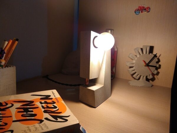 conexión 49 CONEXIÓN | Lámpara en concreto artesanal