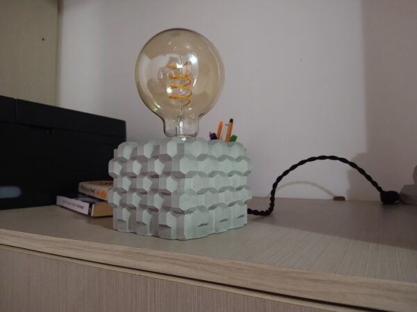 cúbica 25 CÚBICA | Lámpara en concreto artesanal