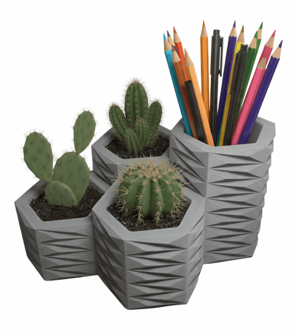 COLMENA | portalápices en concreto artesanal