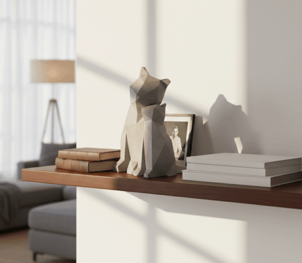 GATOS 02 GATOS | Escultura en concreto artesanal