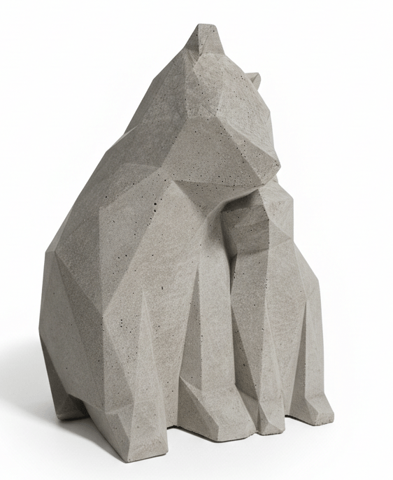 GATOS | Escultura en concreto artesanal