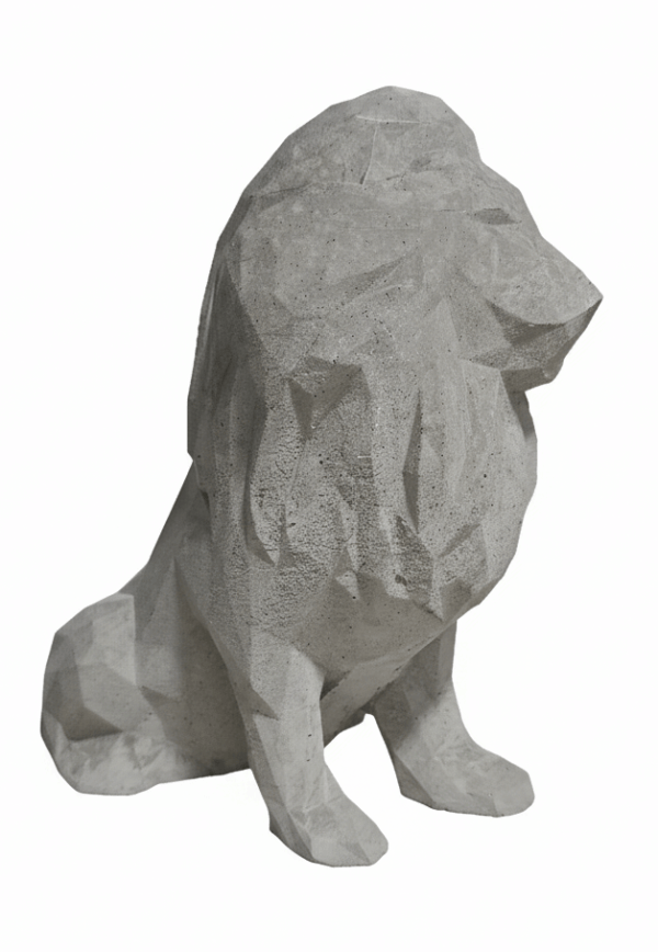 LEÓN | Escultura en concreto artesanal