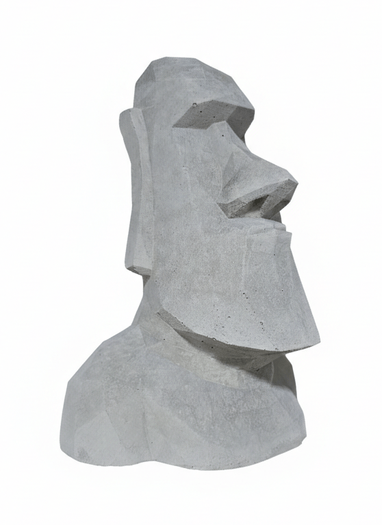 MOÁI | Escultura en concreto artesanal
